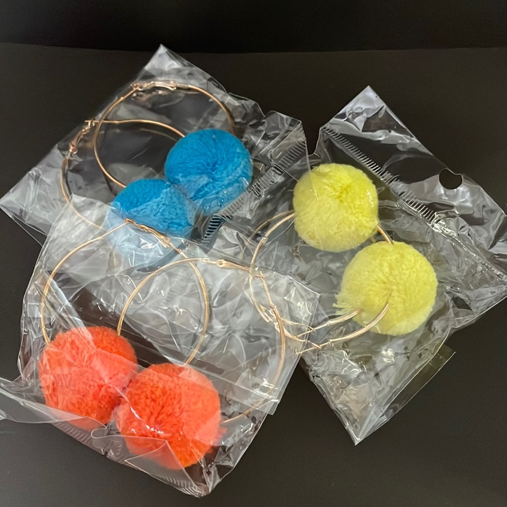 *3 for $15* Colorful Earring Pack